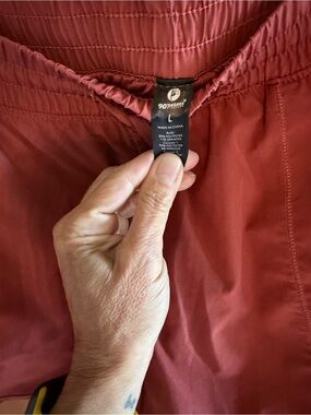 90 Degree By Reflex red workout shorts